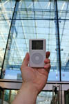 An iPod at the Birmingham Apple  store